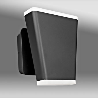 Mika LED fali fel/le 12,5W 800lm 3000K ECG IP54 antracit